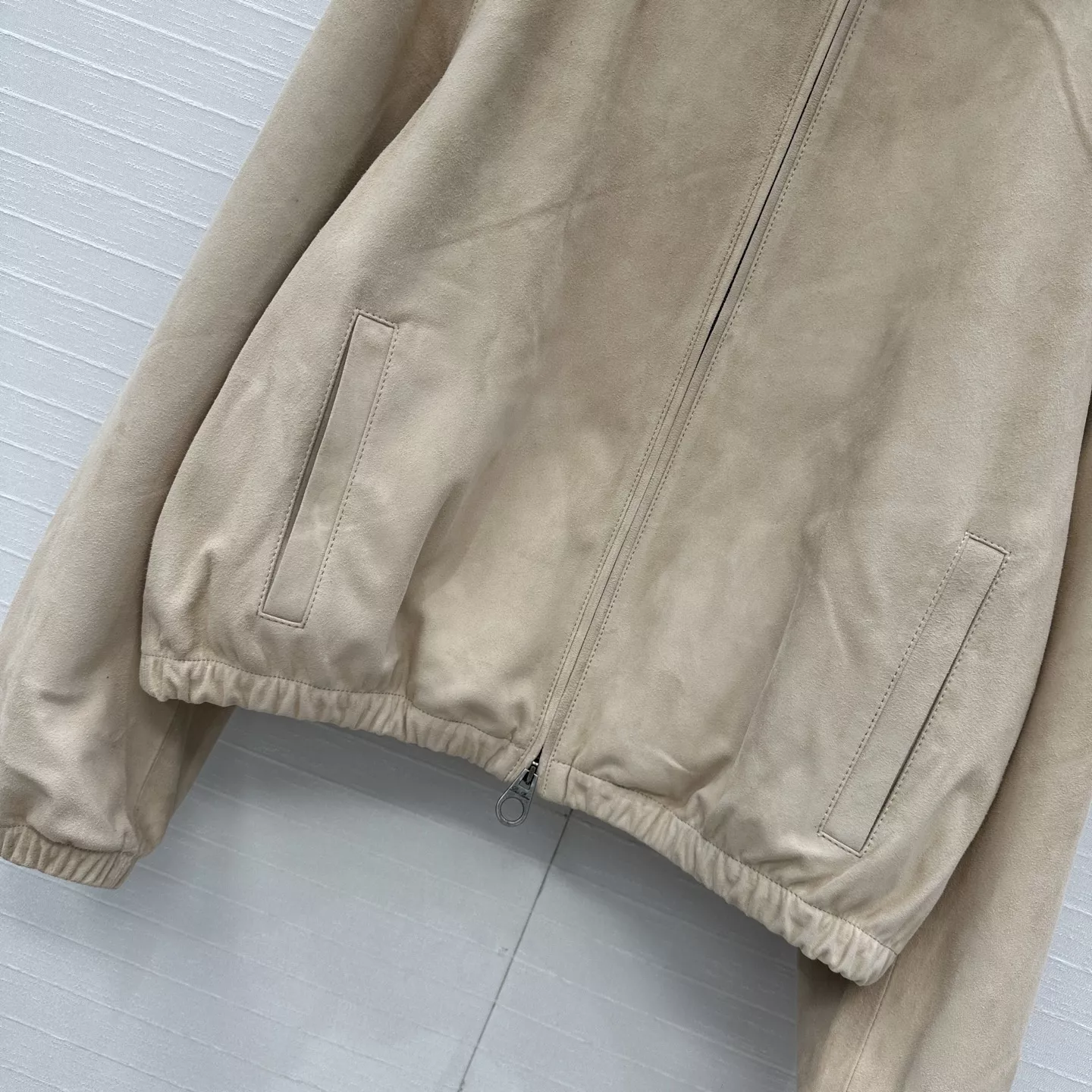 로로피아나 스웨이드 램스킨 스탠드칼라 파일럿 재킷 상세 이미지 6