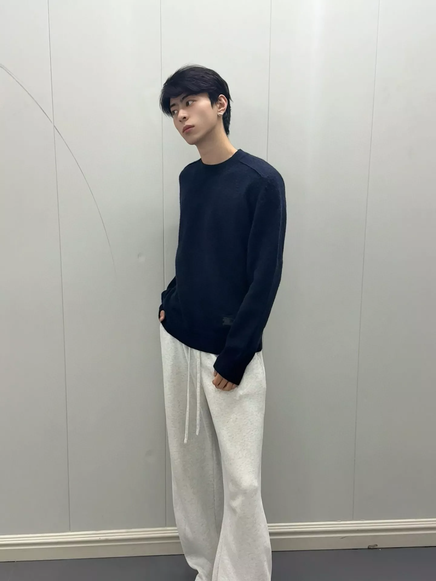 버버리 전마 기사 자카드 로고 라운드넥 긴소매 니트 상세 이미지 19