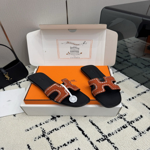 에르메스 켈리 버클 패턴 패브릭 슬리퍼