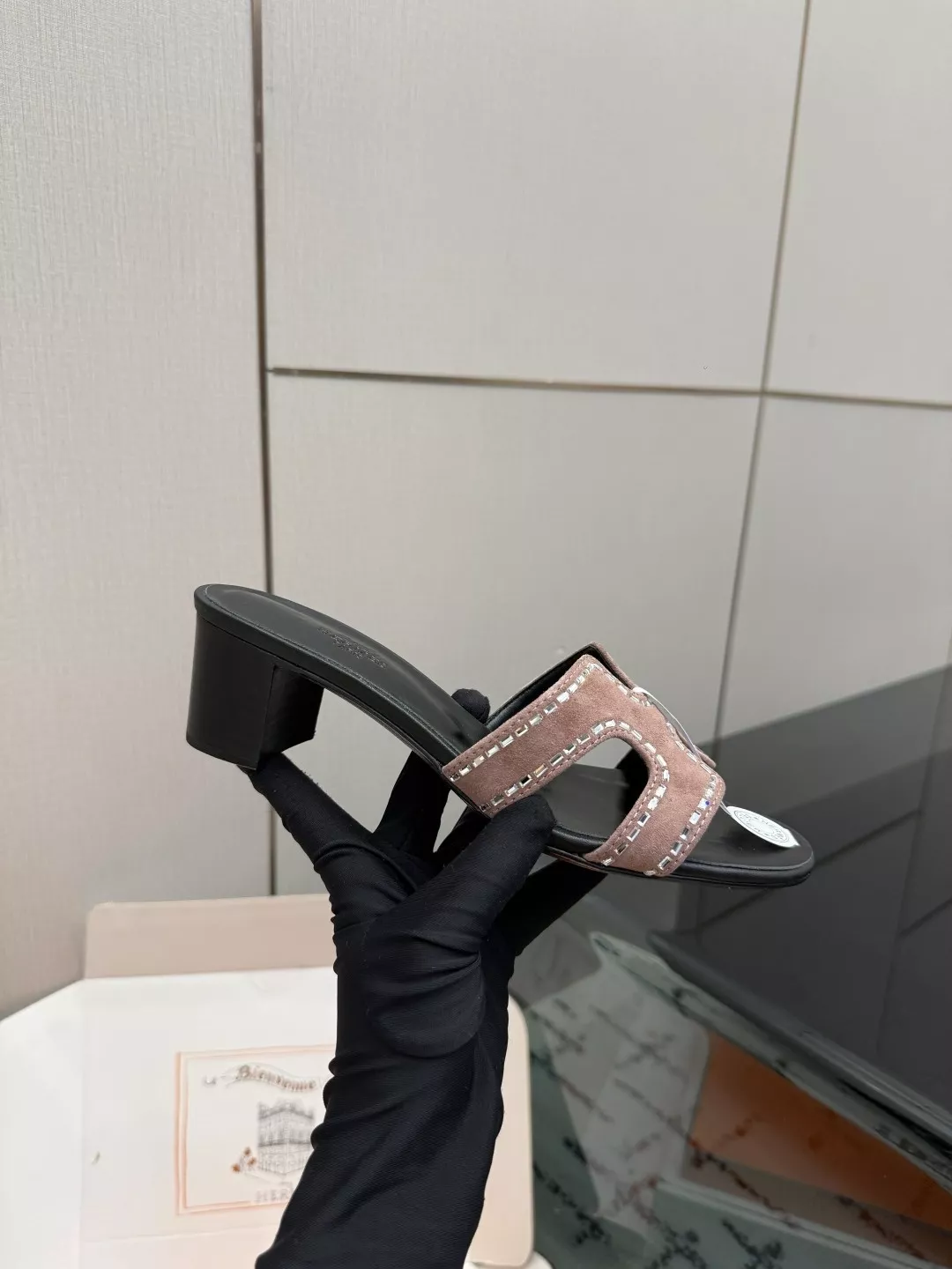 에르메스 켈리 버클 포인티드 패턴 슬리퍼 상세 이미지 7