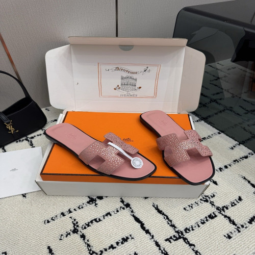 에르메스 켈리 버클 포인티드 패턴 슬리퍼
