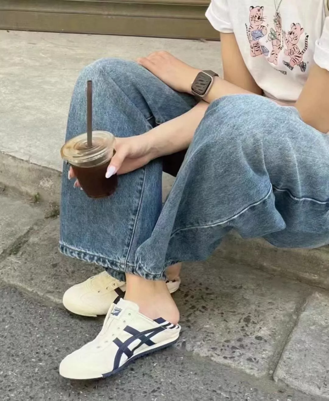 오니츠카타이거 멕시코 66 캔버스 레이스 로우탑 스니커즈 상세 이미지 109