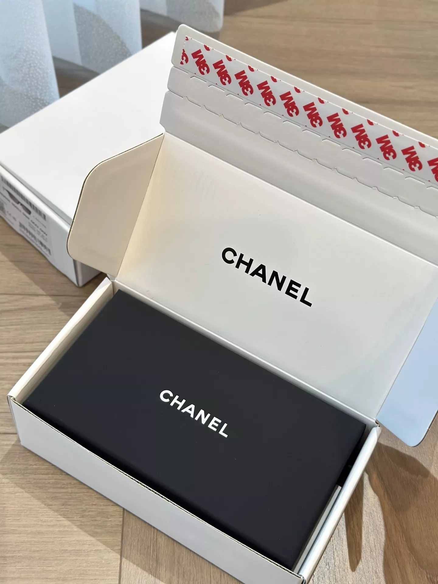 샤넬 블랙 화이트 투톤 편광 캣아이 선글라스 상세 이미지 15
