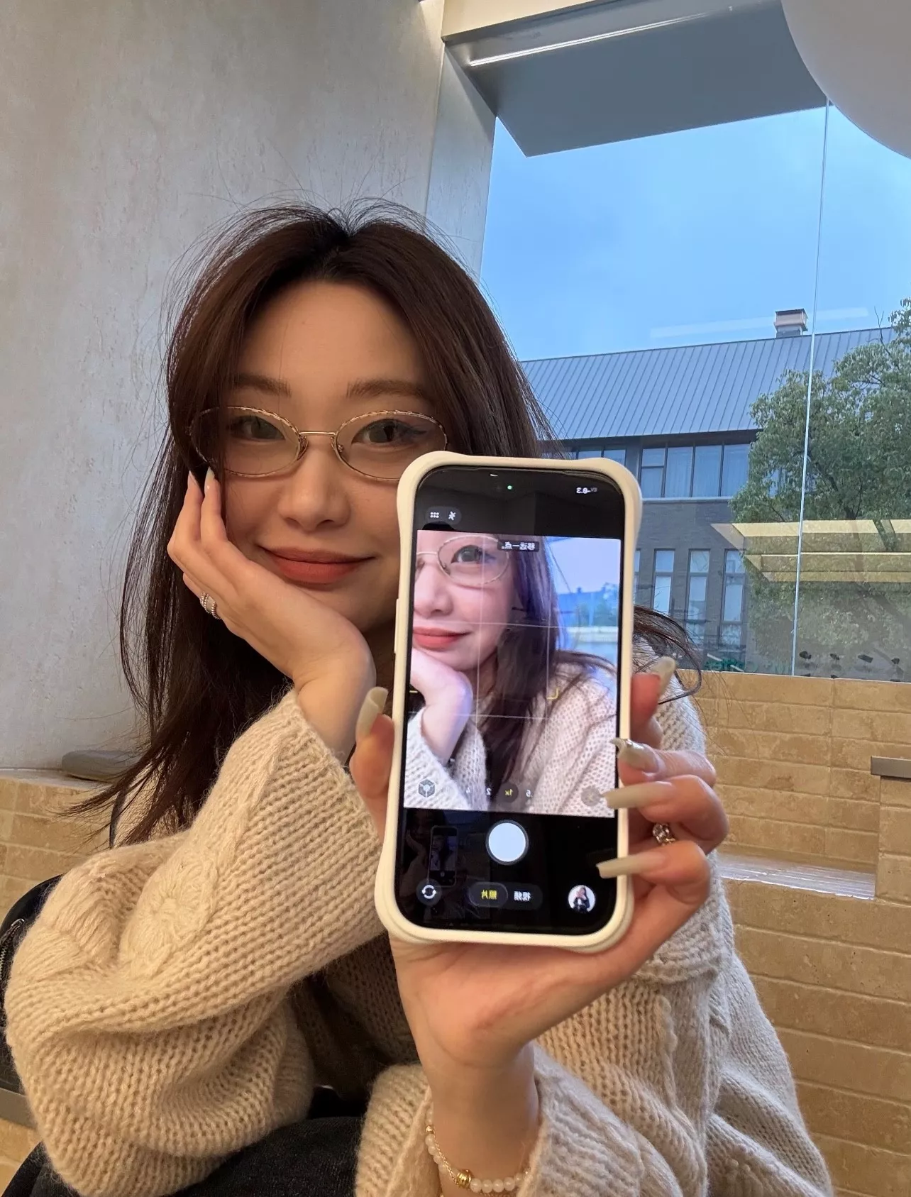 샤넬 빈티지 퀼팅 메탈 오벌 프레임 안경 상세 이미지 15