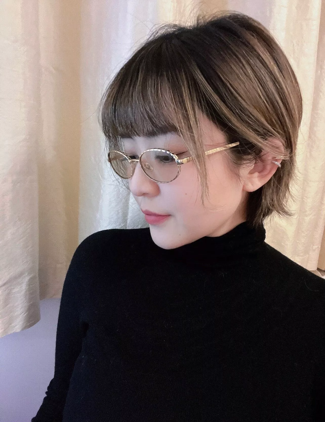 샤넬 빈티지 퀼팅 메탈 오벌 프레임 안경 상세 이미지 19