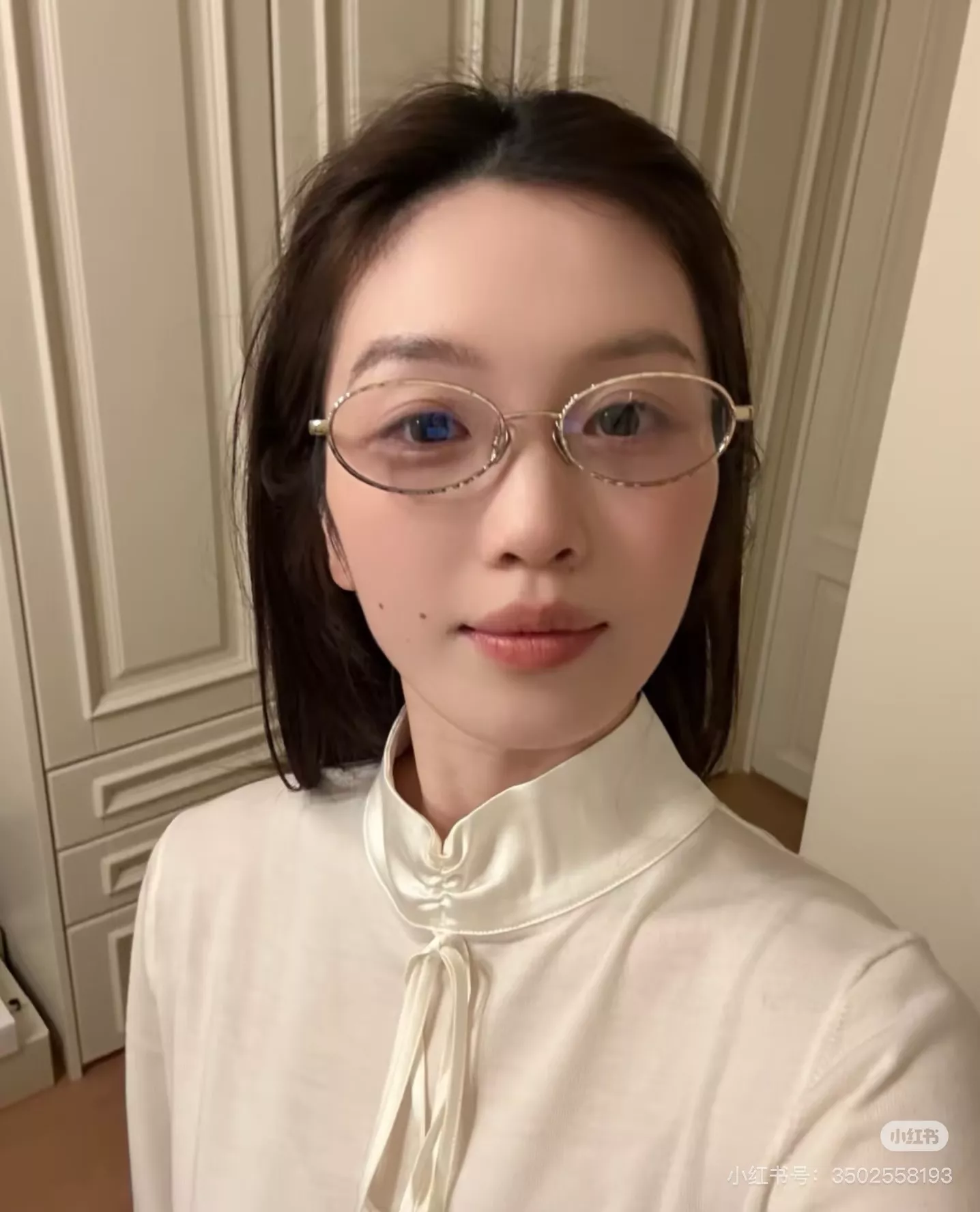 샤넬 빈티지 퀼팅 메탈 오벌 프레임 안경 상세 이미지 95