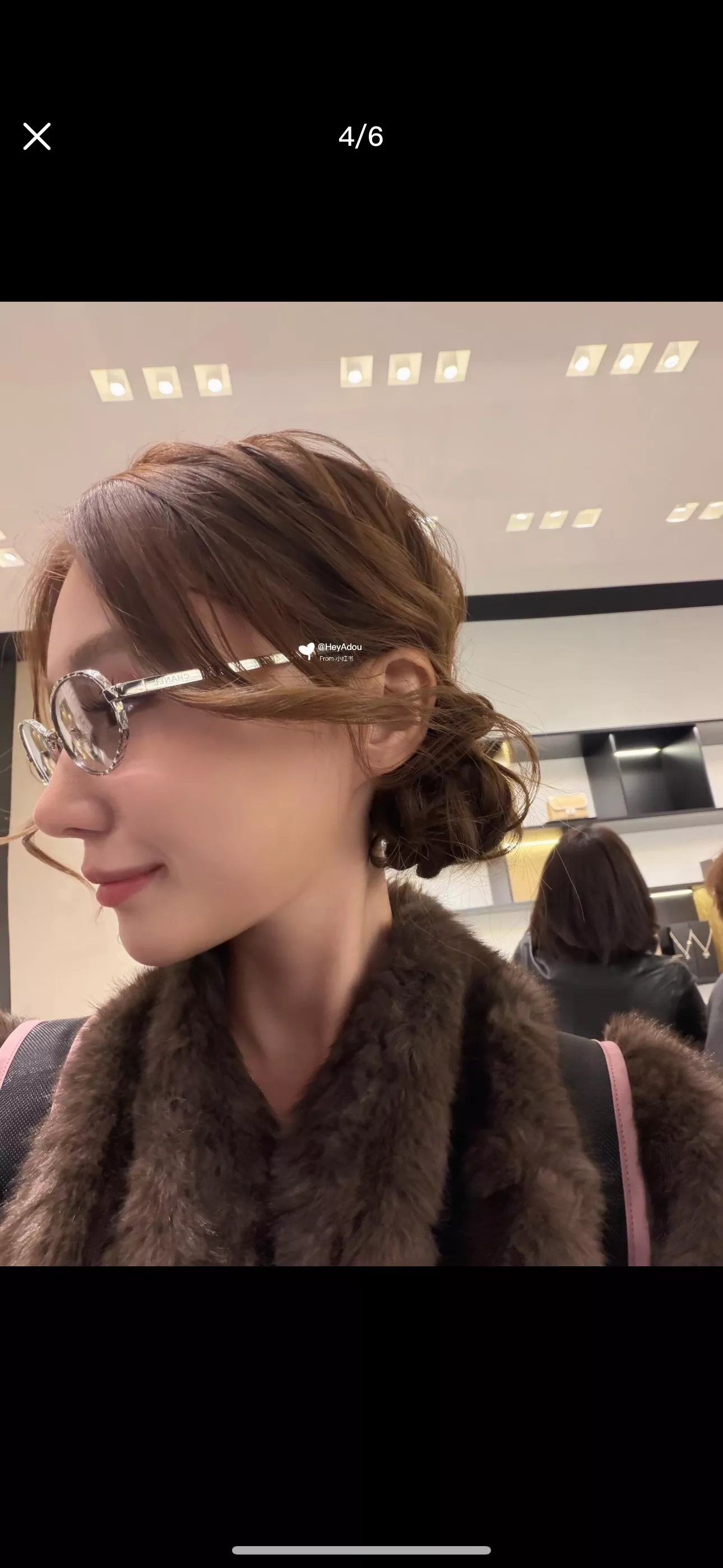 샤넬 빈티지 퀼팅 메탈 오벌 프레임 안경 상세 이미지 85