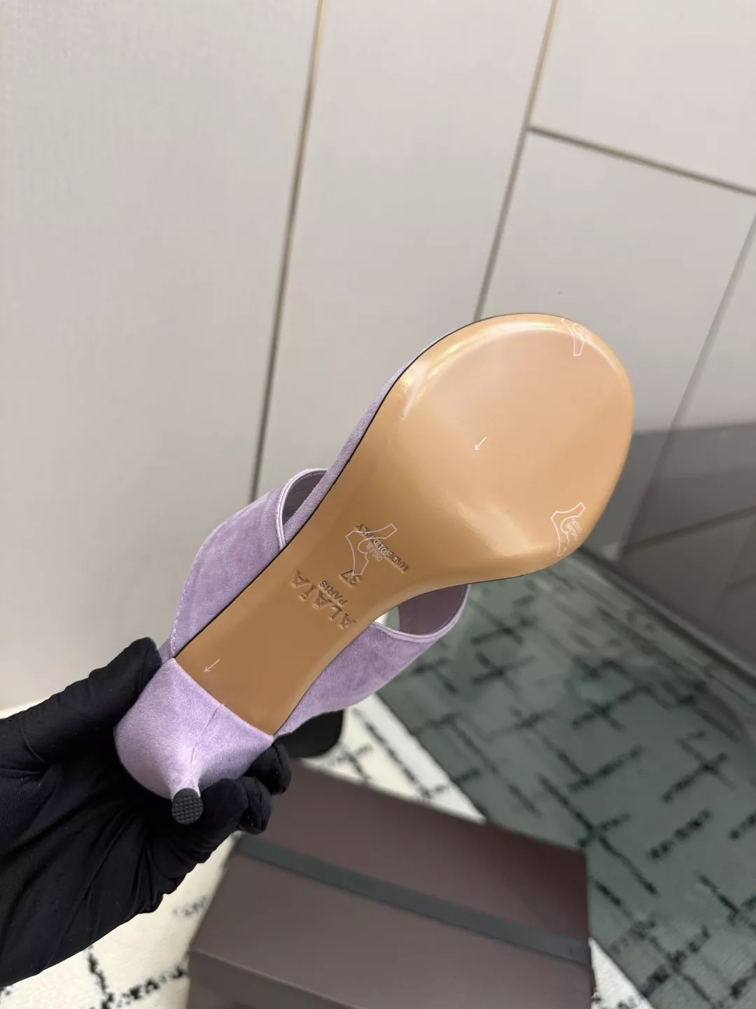 알라이아 하이 러브 하트 장식 웨지 쪼리 상세 이미지 9