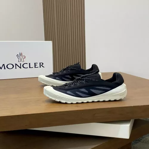몽클레어 메쉬 패널 레이스업 로우탑 스니커즈
