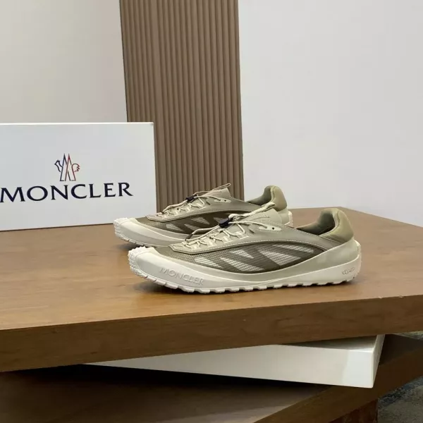 몽클레어 메쉬 네오프렌 믹스 레이스업 로우탑 운동화