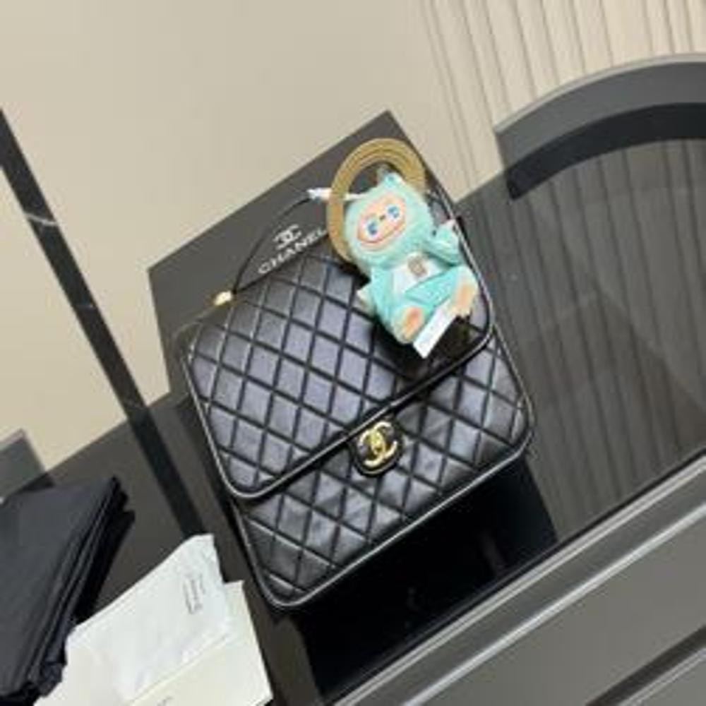 샤넬 램스킨 퀼팅 백팩