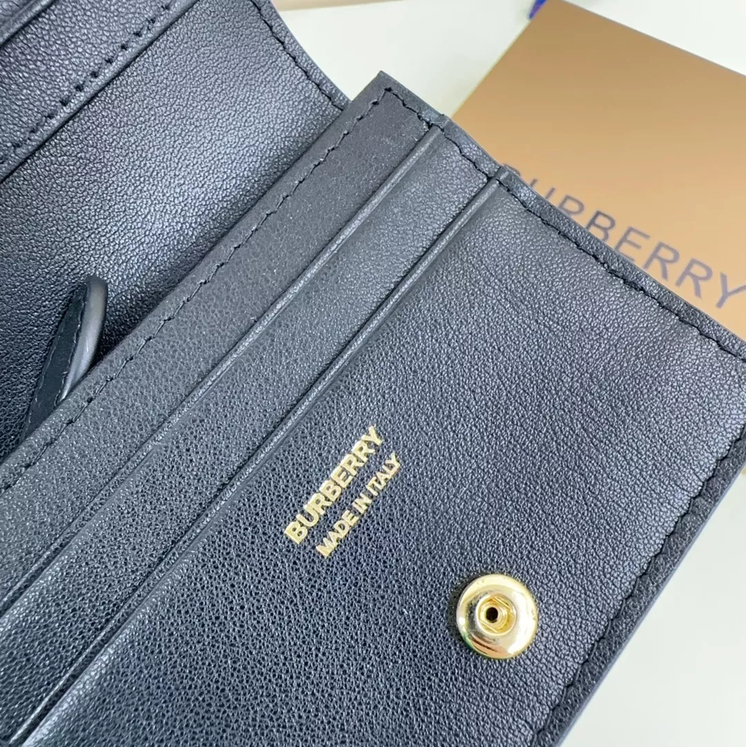 버버리 체크 캔버스 폴딩 반 지갑 상세 이미지 5