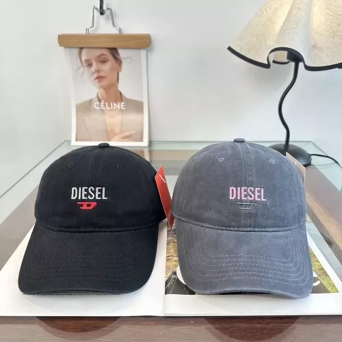 디젤 로고 자수 캐주얼 베이스볼 캡