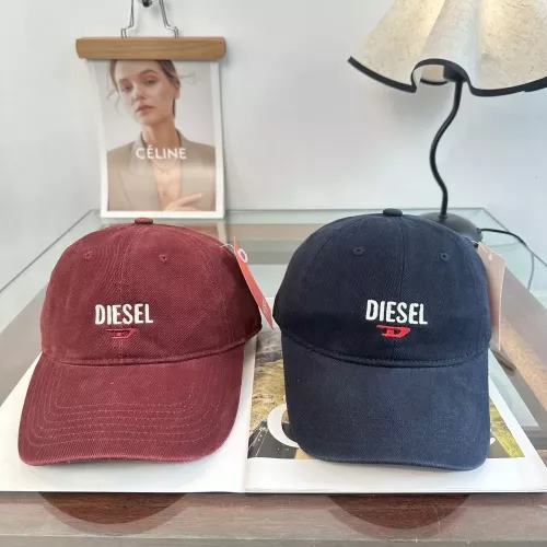 디젤 로고 자수 캐주얼 볼캡