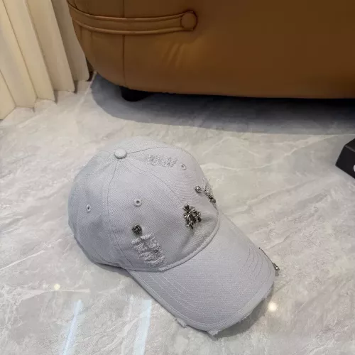 크롬하츠 크로스 장식 유니섹스 자수 볼캡