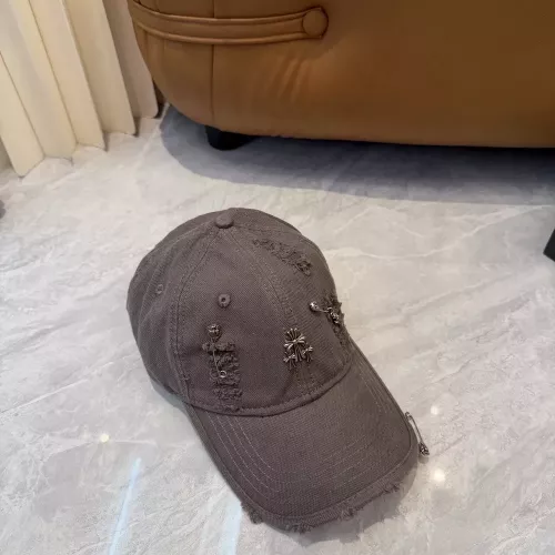 크롬하츠 크로스 장식 워싱 볼캡