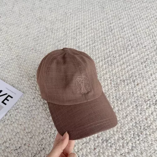 브루넬로쿠치넬리 자수 로고 베이스볼 볼캡