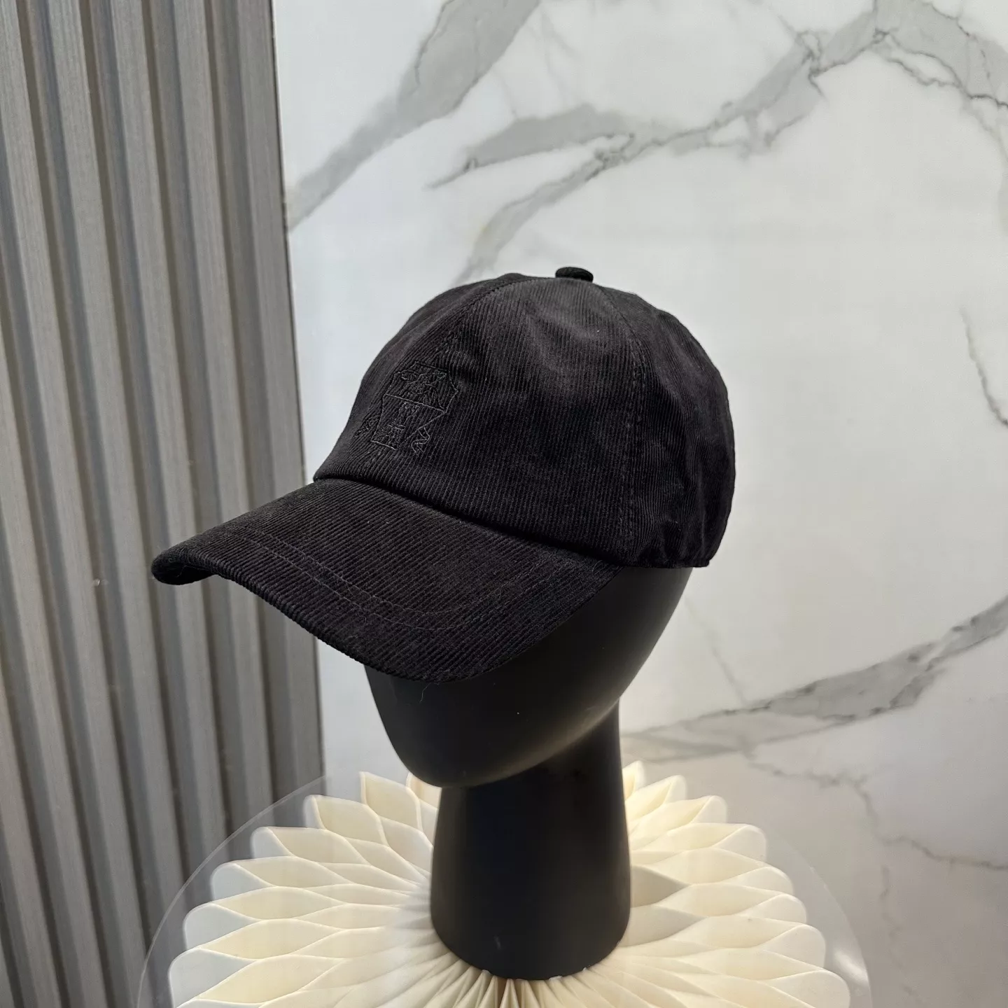 브루넬로쿠치넬리 코듀로이 베이스볼 캡 모자 상세 이미지 1