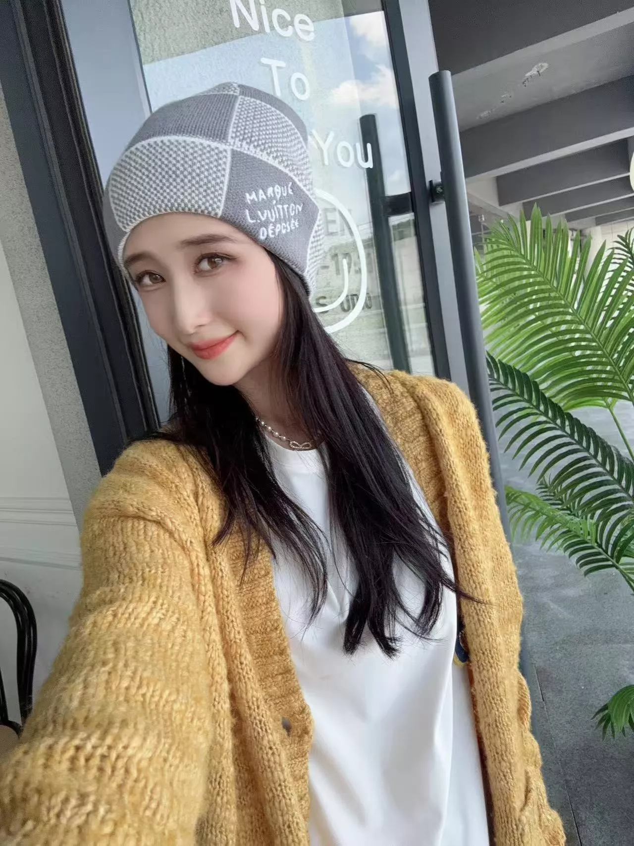 루이비통 울 니트 로고 비니 상세 이미지 6