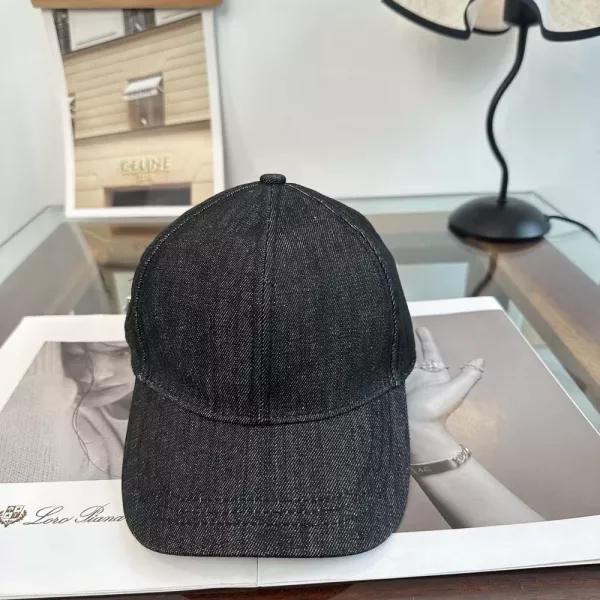프라다 클래식 로고 데님 볼캡