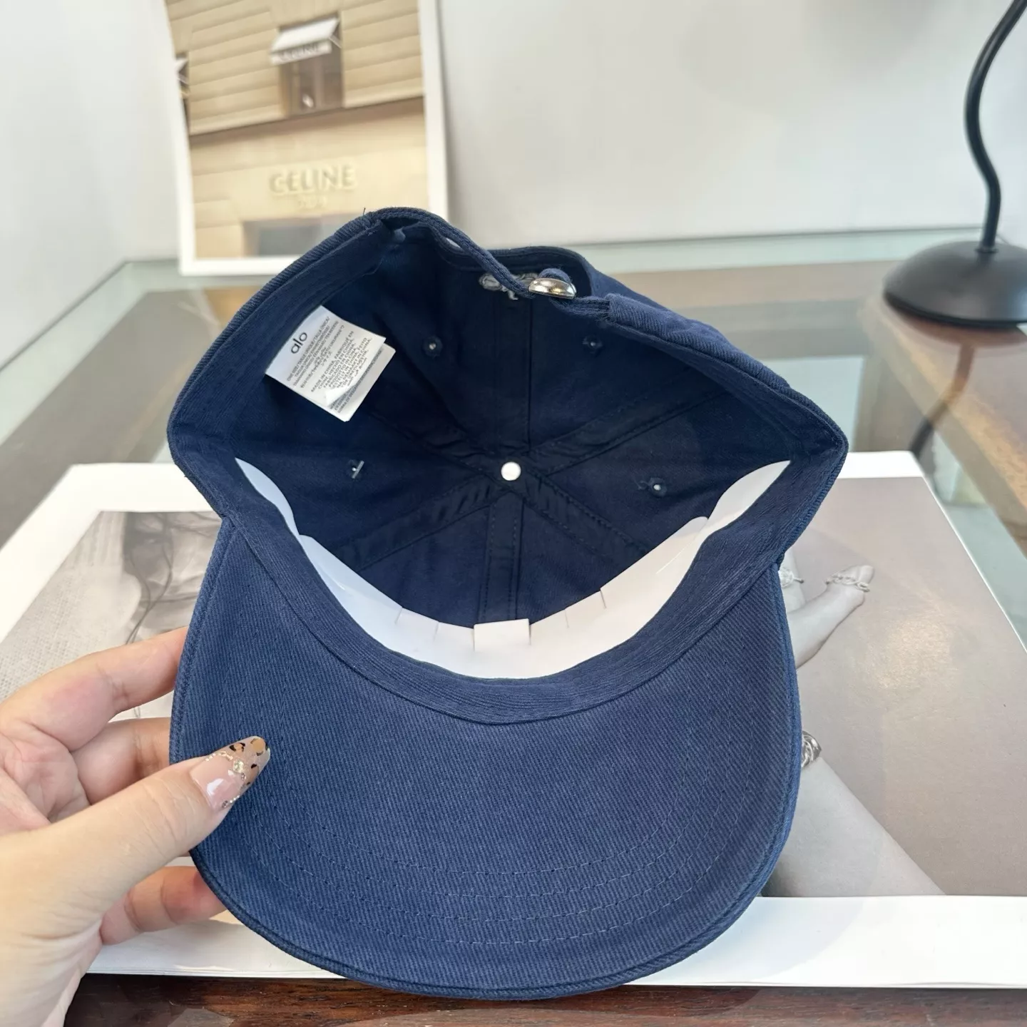 알로요가 자수 로고 통기성 베이스볼캡 상세 이미지 7