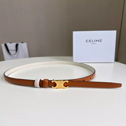 셀린느 트리옹프 버클 18mm 리버서블 가죽 벨트