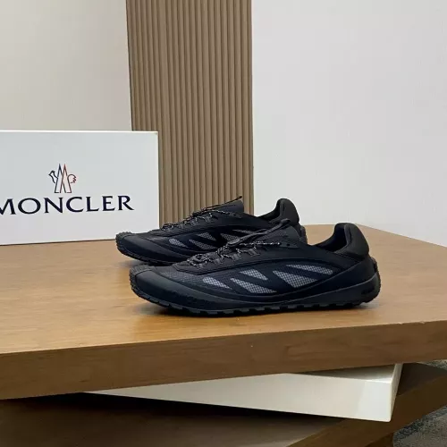 몽클레어 메쉬 네오프렌 믹스 레이스업 로우탑 운동화