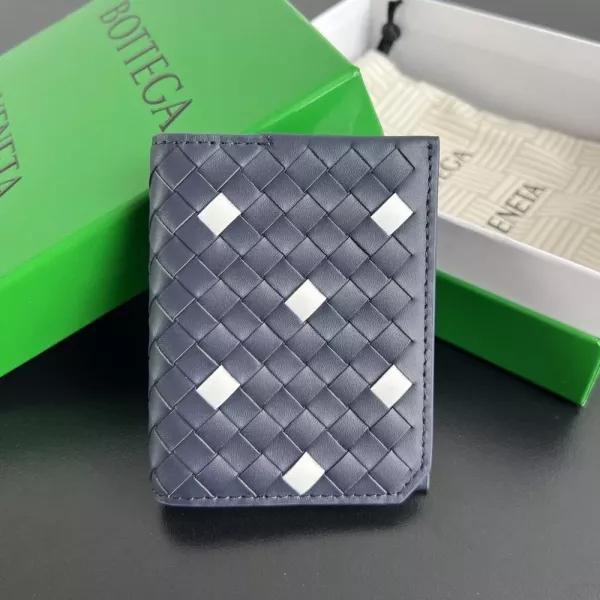 보테가베네타 피콜로 엘랍 플랩 인트레치아토 송아지 가죽 카드지갑