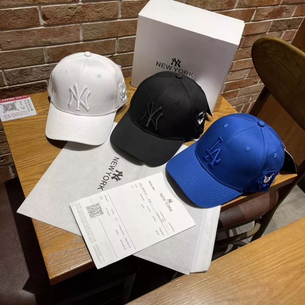 엠엘비 LA 로고 자수 베이스볼 캡 모자