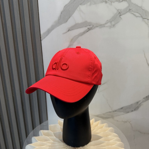 알로요가 심플 로고 포인트 솔리드 볼캡