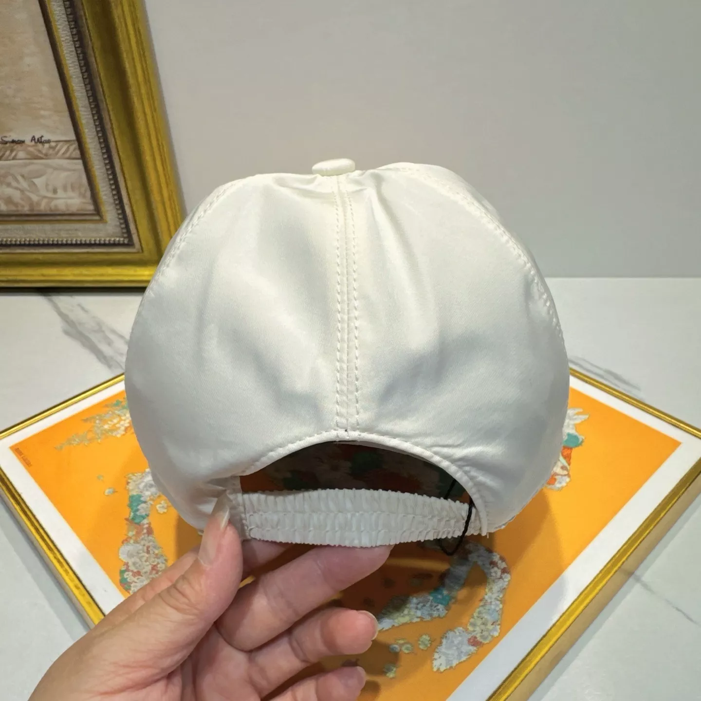 폴앤샤크 샤크 자수 로고 멀티컬러 볼캡 상세 이미지 8