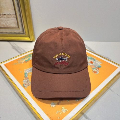 폴앤샤크 샤크 자수 멀티컬러 베이스볼 캡