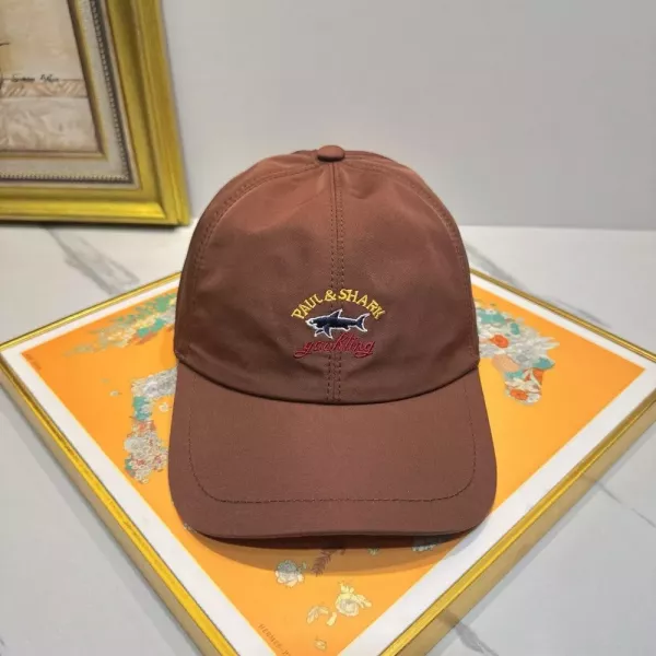 폴앤샤크 샤크 자수 멀티컬러 베이스볼 캡