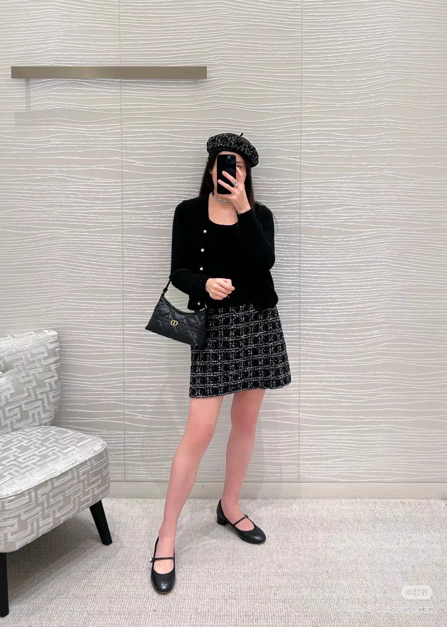 디올 오블리크 카나쥬 CD 호보 바게트백 상세 이미지 20