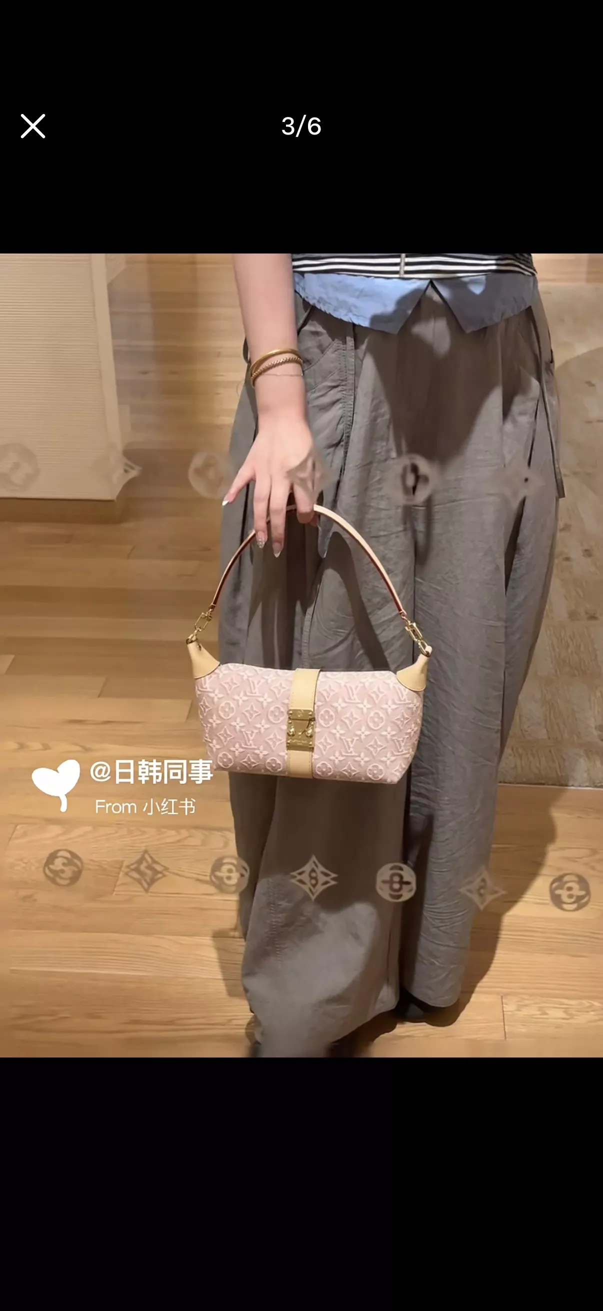 루이비통 포쉐트 미아 엠보 자수 언더암 숄더백 상세 이미지 19
