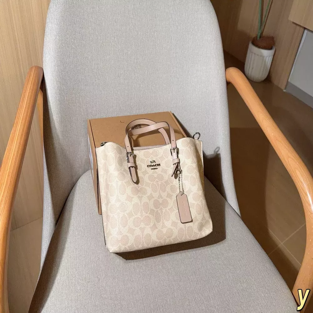 코치 윌로우 몰리 24 모노그램 토트백