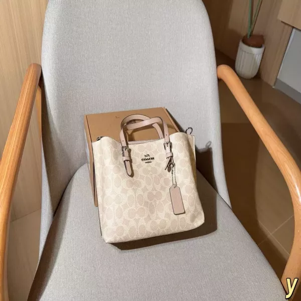코치 윌로우 몰리 24 모노그램 토트백