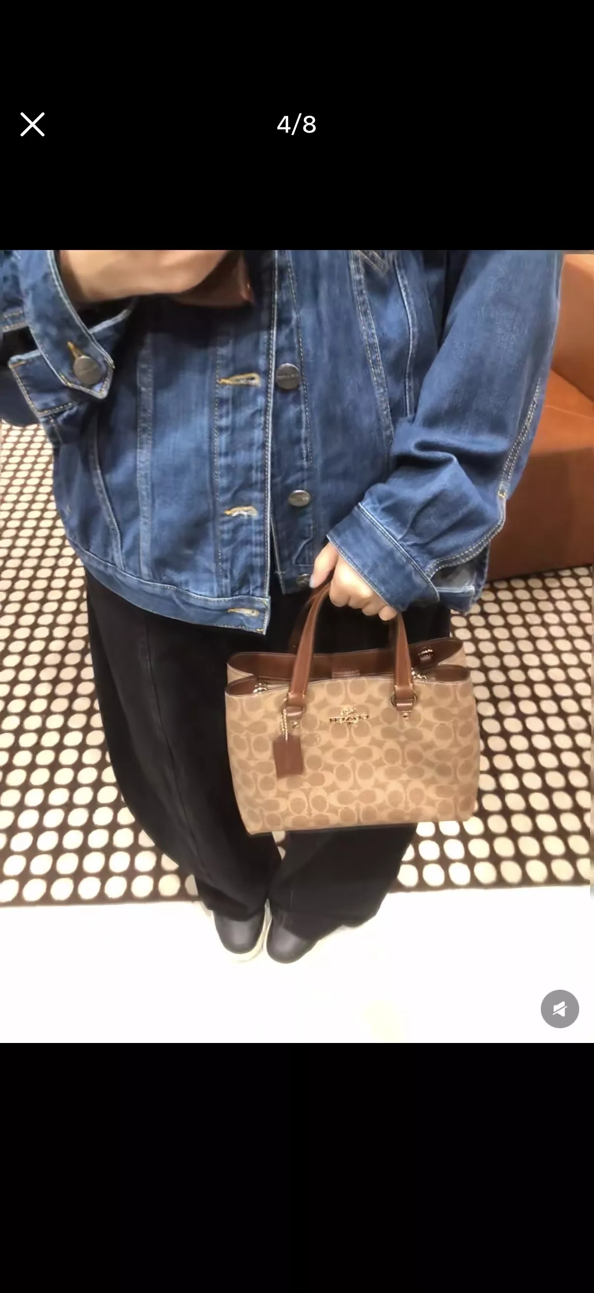 코치 스테이션 캐리올 롱스트랩 토트백 상세 이미지 19