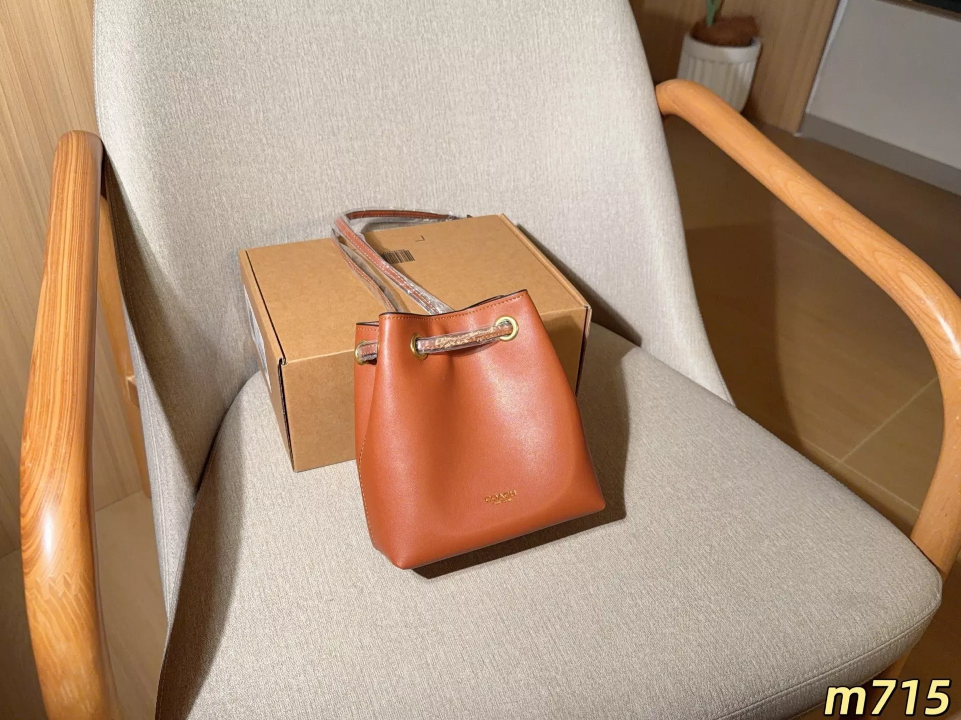 코치 제이드 미니 복주머니 버킷백 상세 이미지 10