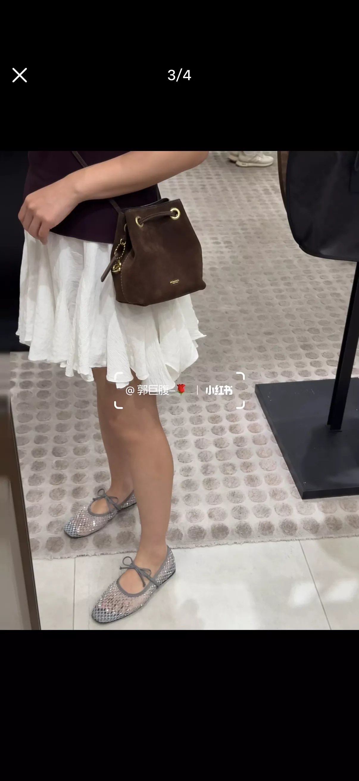 코치 스웨이드 제이드 미니 버킷백 상세 이미지 11