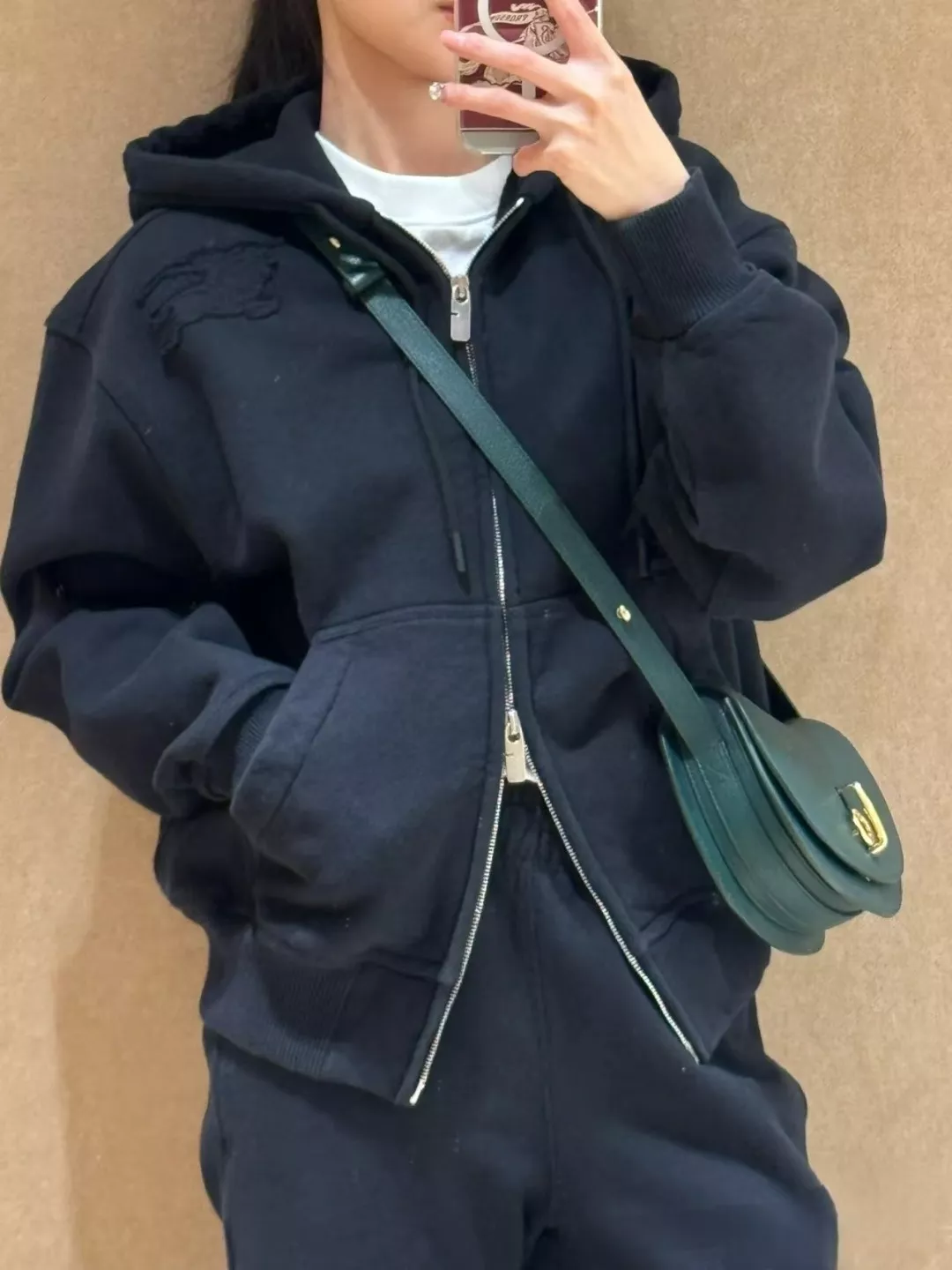 버버리 전마 패치 투웨이 지퍼 코튼 후드 재킷 상세 이미지 15