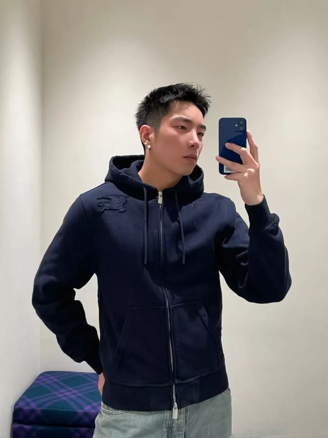 버버리 전마 패치 투웨이 지퍼 코튼 후드 재킷 상세 이미지 20