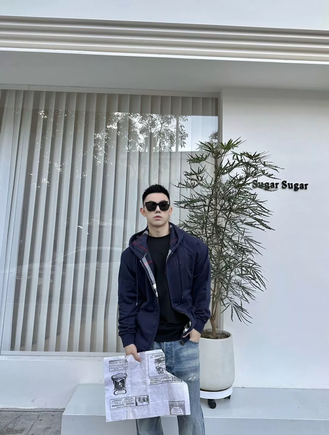 버버리 체크 후드 자수 집업 후드 재킷 상세 이미지 13