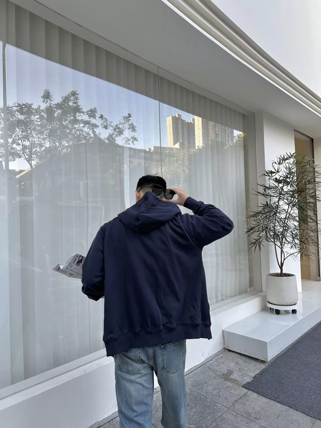버버리 체크 후드 자수 집업 후드 재킷 상세 이미지 17