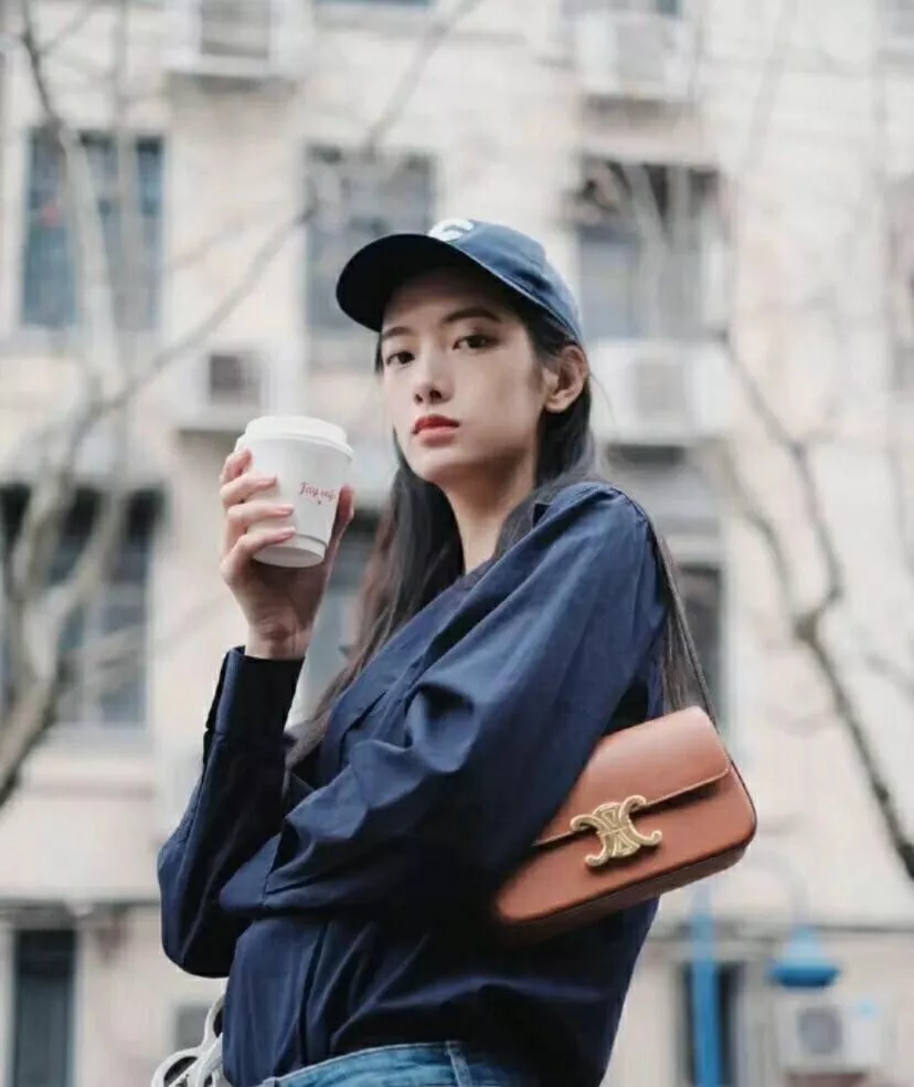 셀린느 클로드 시리즈 소가죽 아크잠 바게트백 상세 이미지 96