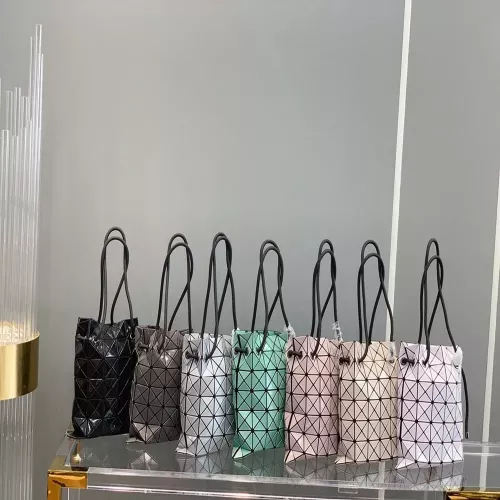 이세이미야케 링 클래식 글로시 드로스트링 버킷백