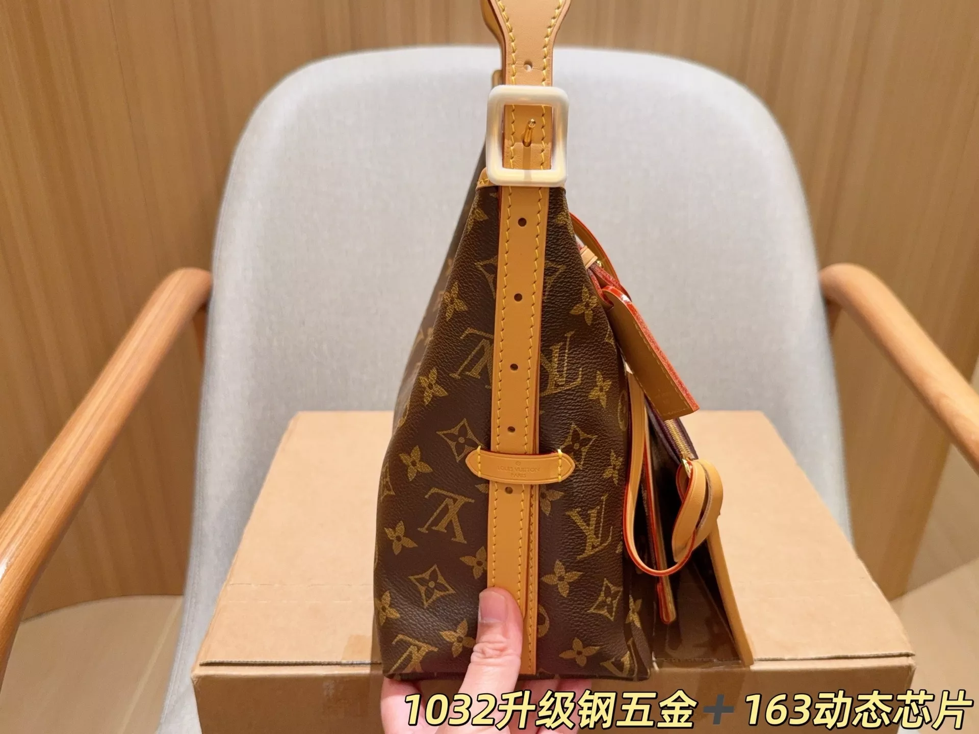 루이비통 모노그램 캐리올 자모백 숄더백 상세 이미지 5