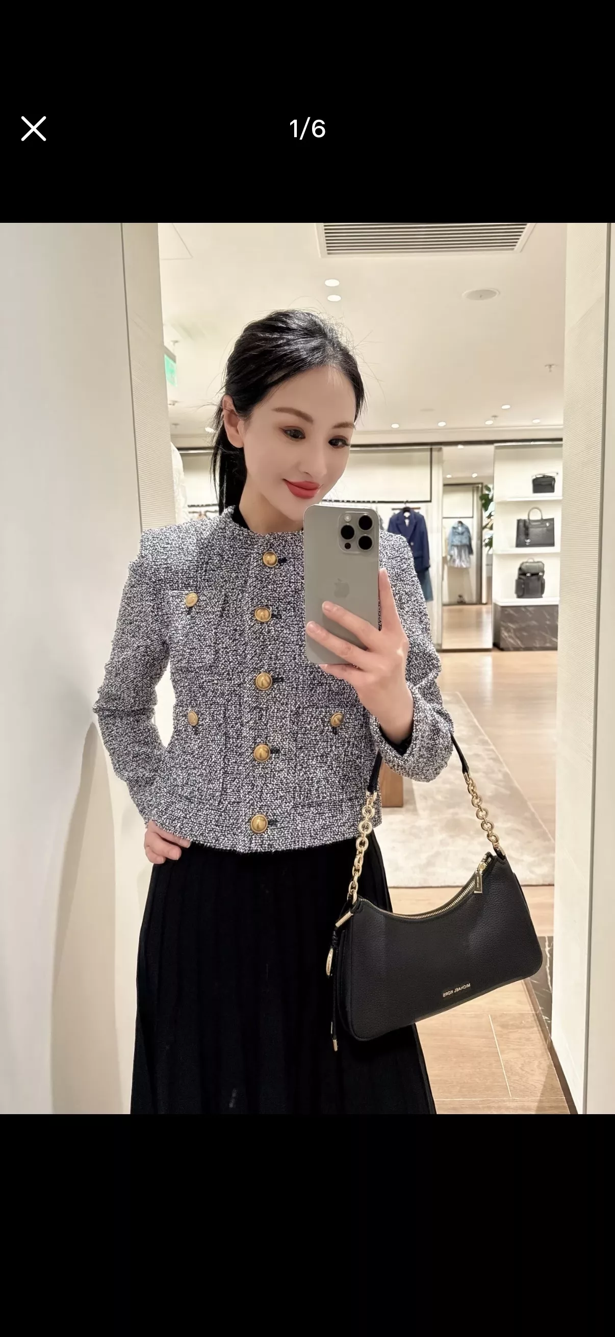 마이클코어스 놀리타 체인 스트랩 겨드랑이 숄더백 상세 이미지 19