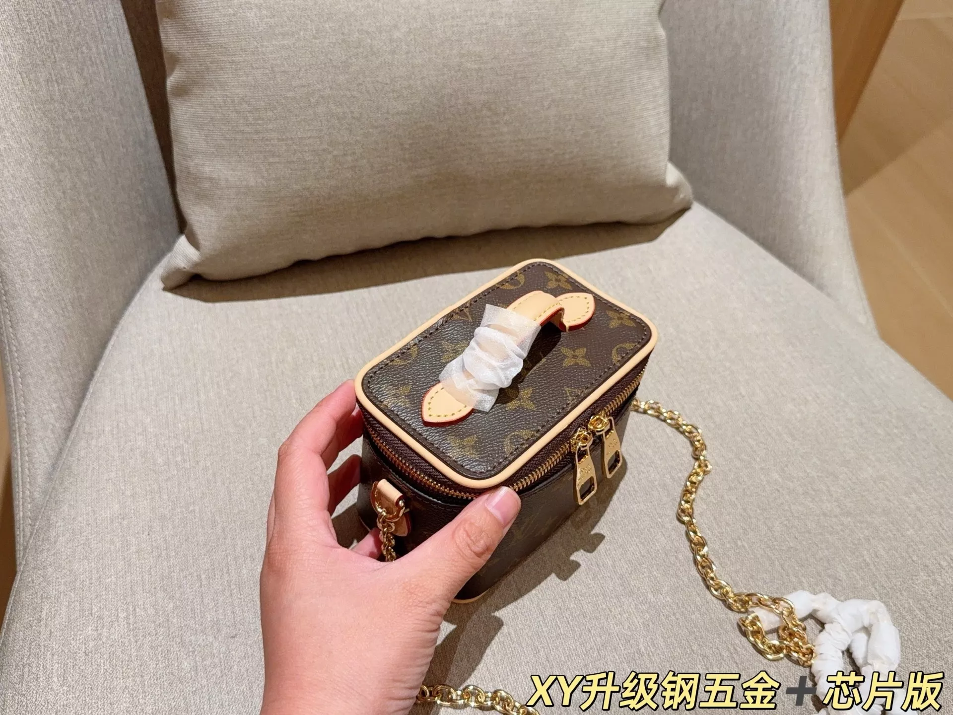 루이비통 모노그램 나이스 나노 미니 화장 파우치 상세 이미지 7