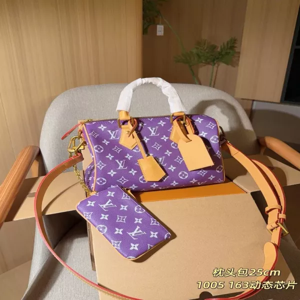루이비통 스피디25 모노그램 퍼플 보스턴백